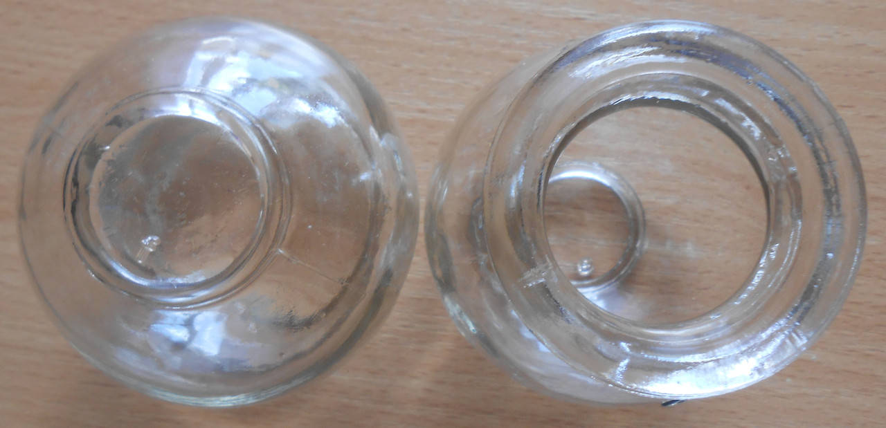 

Банка размер №4 - 1шт. стеклянная вакуумная медицинская (Большая)