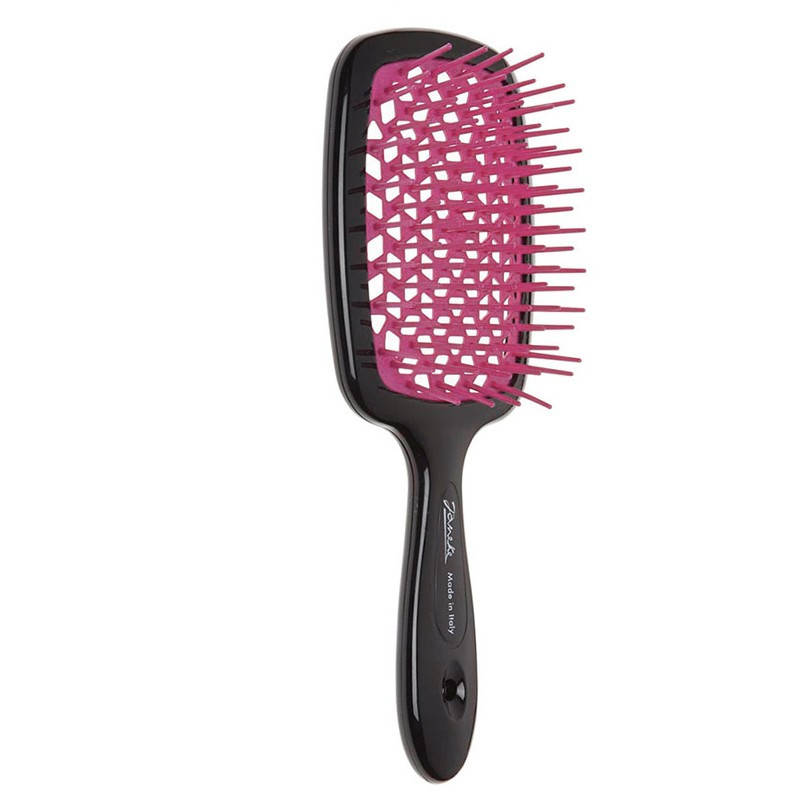 

Расческа Janeke superbrush the original Черный/малиновый
