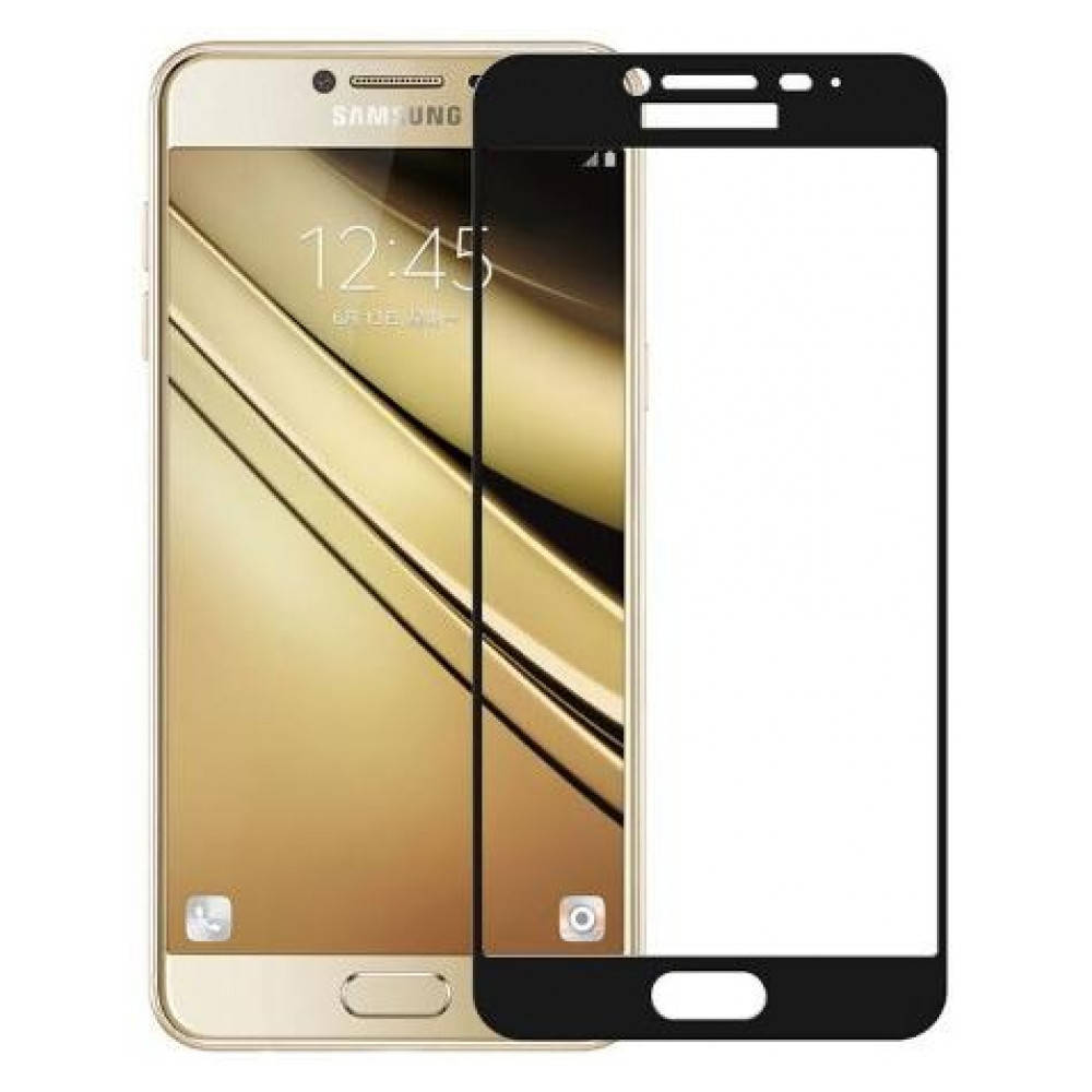 

Защитное стекло для Samsung Galaxy J5 2016 J510 на весь экран 5д стекло на самсунг дж510 дж5 черное NFD, Черный