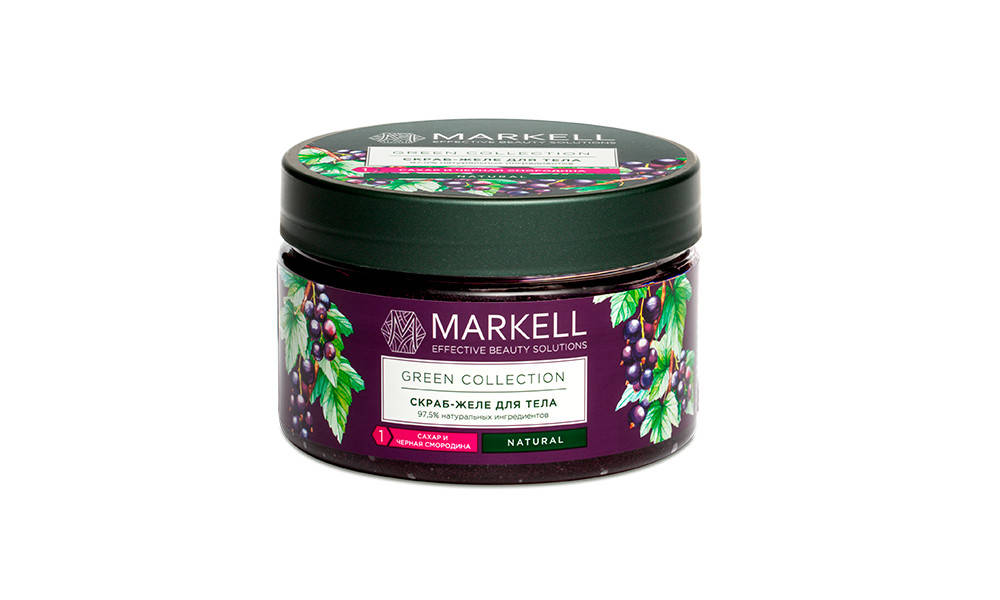 

Скраб-желе для тела Markell Green Collection Сахар и черная смородина, 250 мл арт. 17255