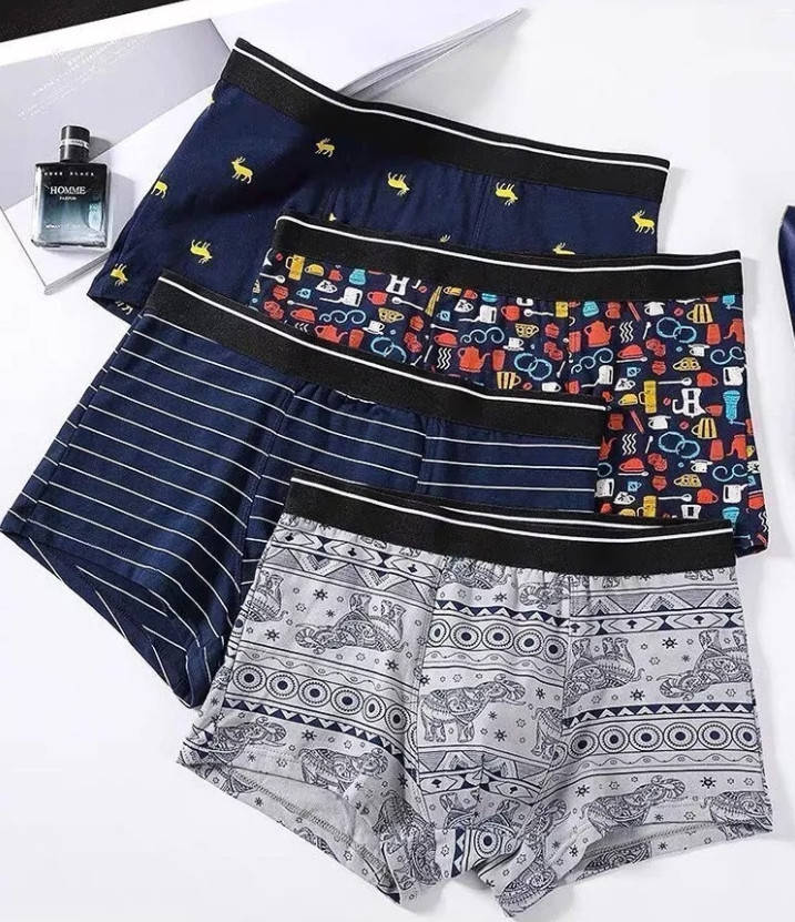 

Набор хлопковых мужских трусов 4 шт 1381 L
