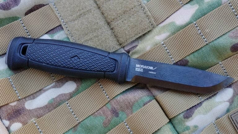 

Нож тактический Morakniv Garberg Black Carbon. Швеция. Оригинал., Черный