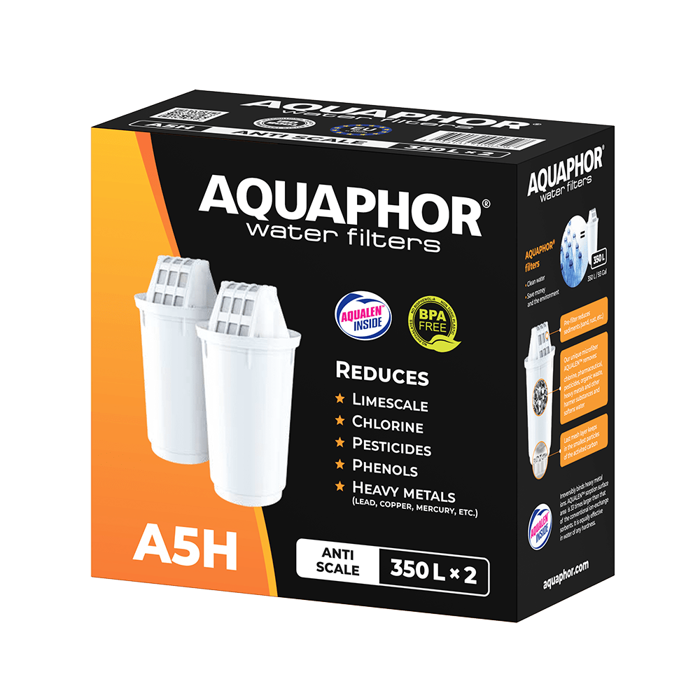 

Аквафор А5H 2 шт Сменные картриджи для фильтра-кувшина для жесткой воды