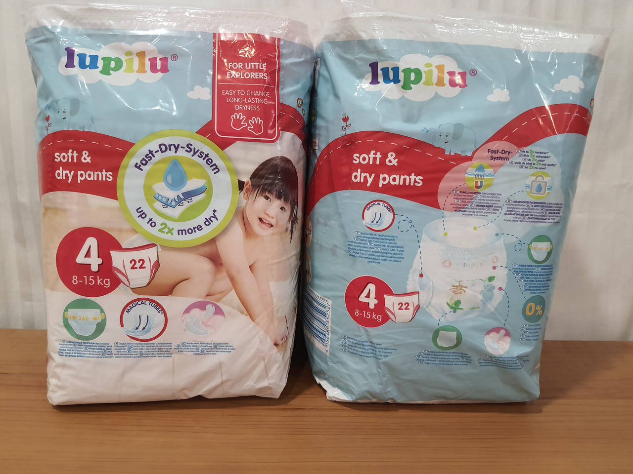 

Подгузники-трусики Lupilu 4 (8-15кг) в упаковке 22 шт, Белый