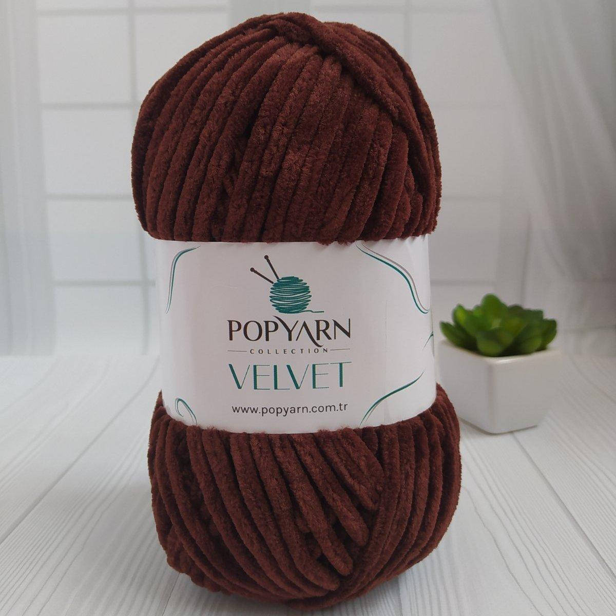 

Popyarn Velvet №011 шоколад