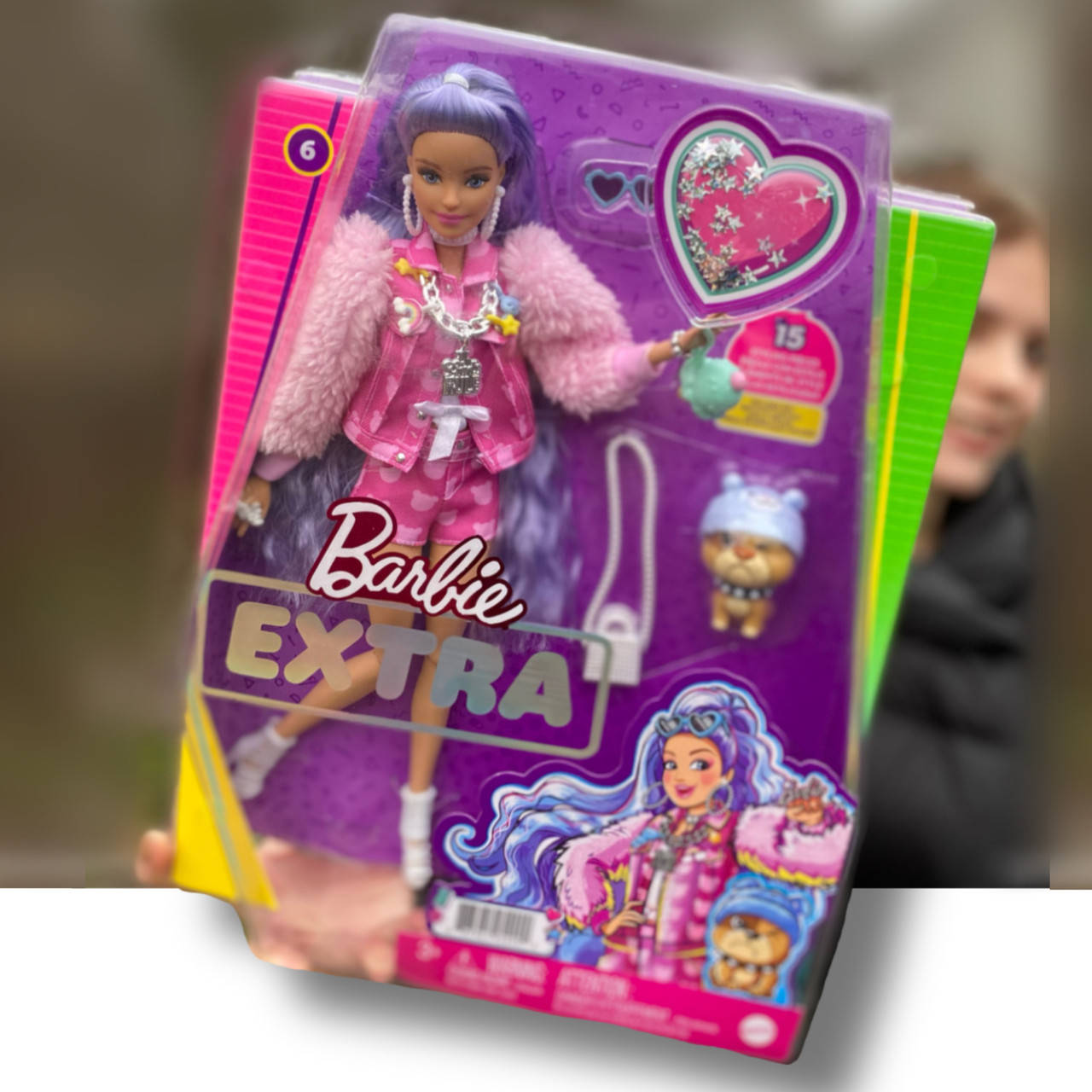 

Оригинальная Кукла Barbie Extra #6 с сиреневыми волосами (GXF08)