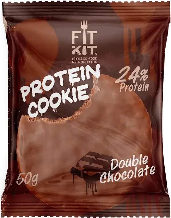 

Протеиновое печенье в глазури Fit Kit Двойной Шоколад (50 грамм)
