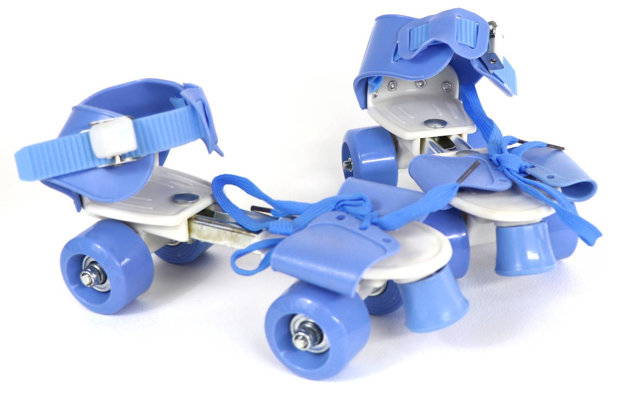 

Раздвижные ролики Квады Profi Blue размер 25-32 Голубые, Голубой