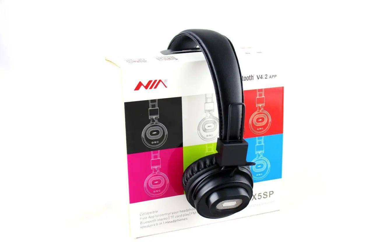 

Наушники беспроводные Bluetooth MDR-NIA X5SP с колонкой, Черный