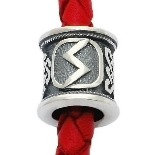

Серебряная руна Соул бусина шарм из серебра 925 пробы