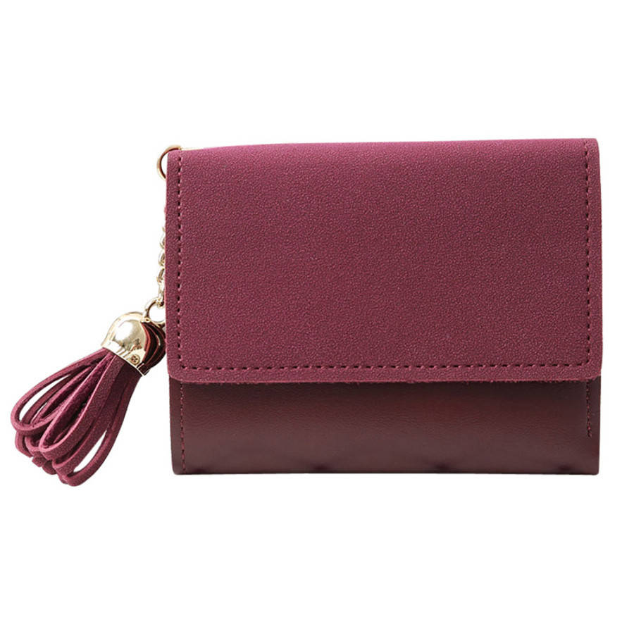 

Кошелек женский цвет бургунди 11371-б