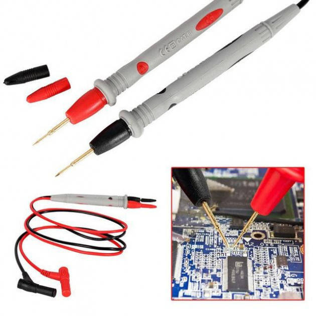 

Щупы тестера HQ CAT.II 1000V 20A (1 метр, острые)
