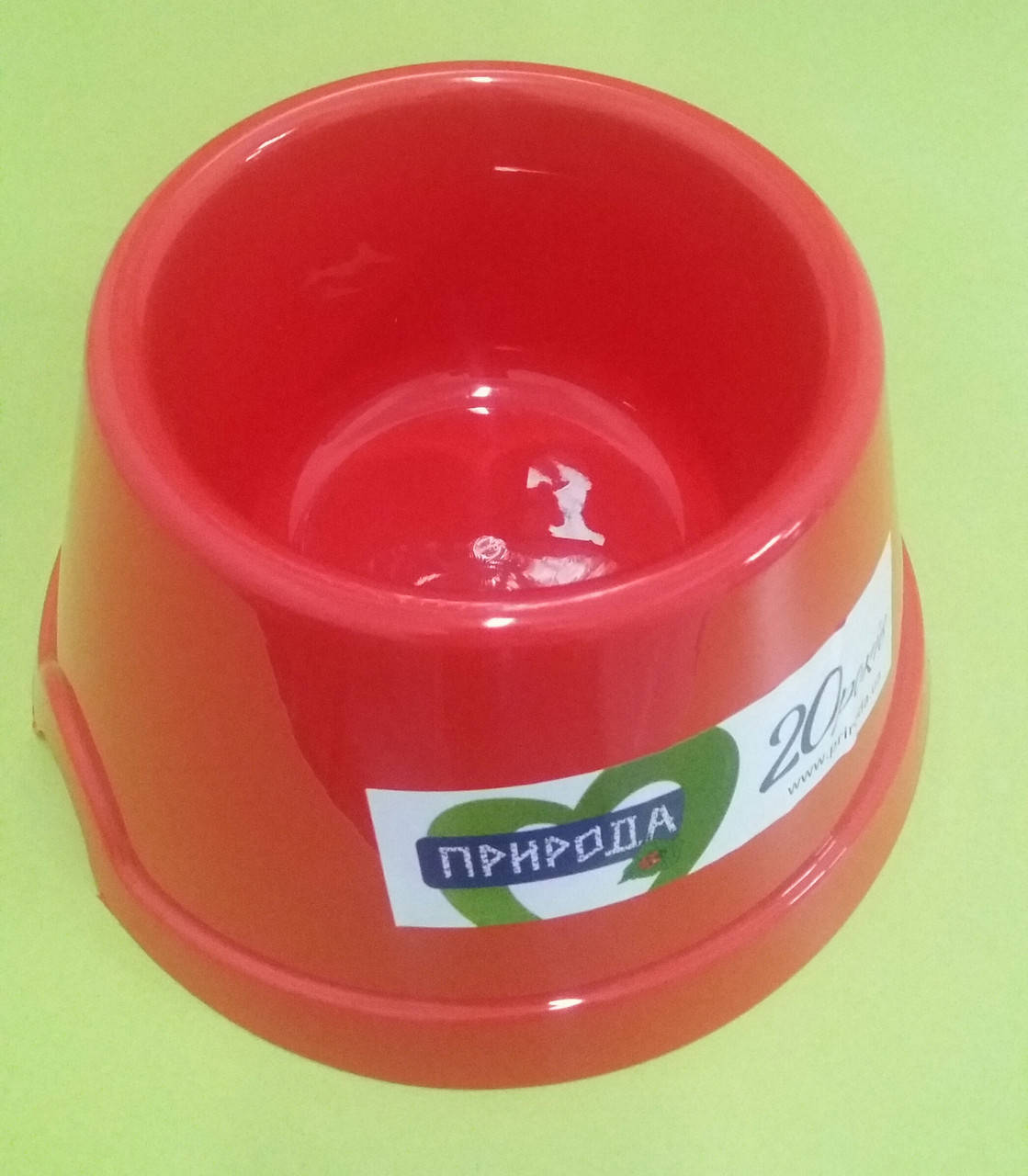 

МИСКА пластмассовая для спаниеля 0.75 л, Красный