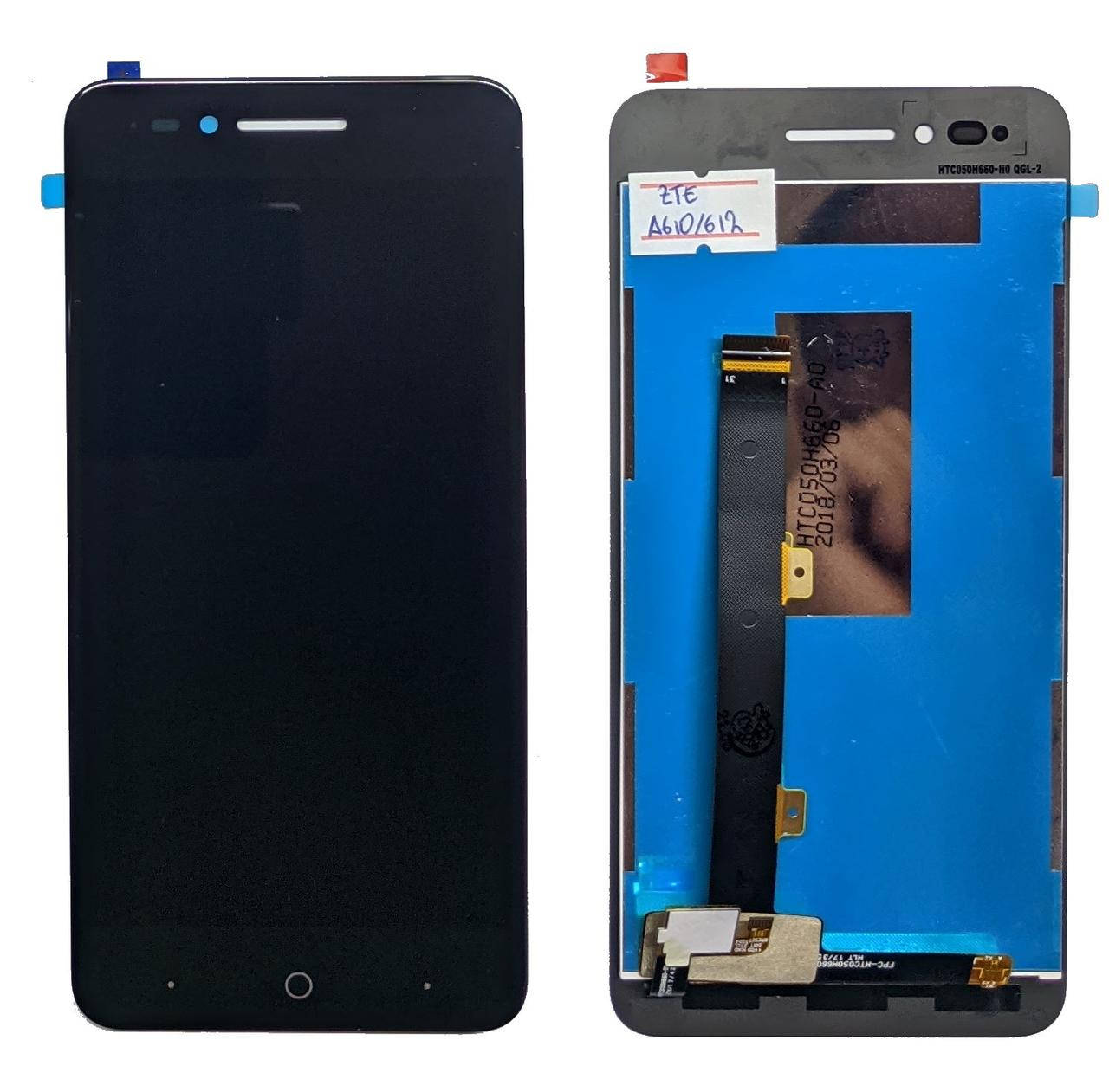 

Дисплейный модуль ZTE A610 / A612 Blade тачскрин и дисплей, Черный
