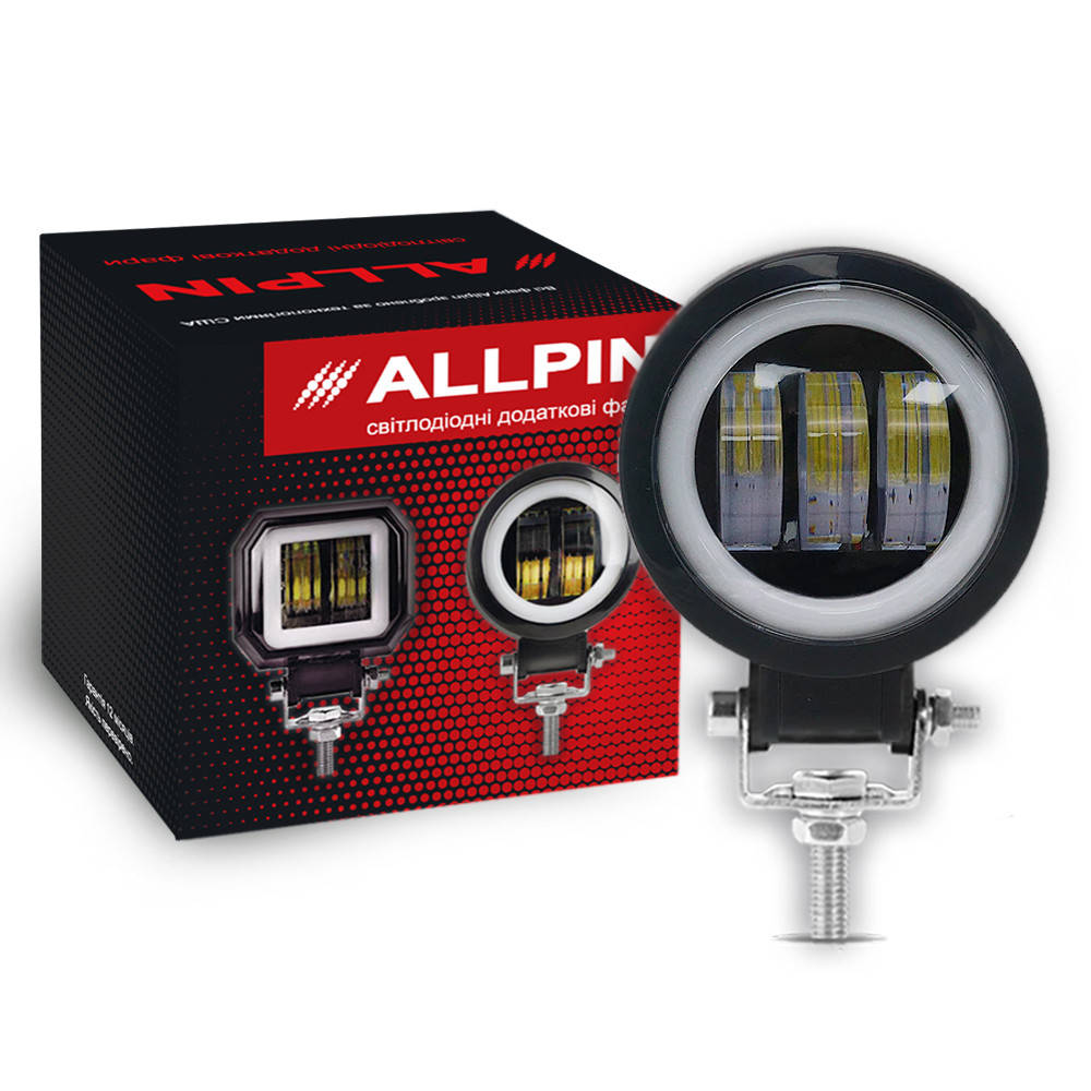 

Светодиодная led фара с дхо ALLPIN 30W 3600lm ват СТГ