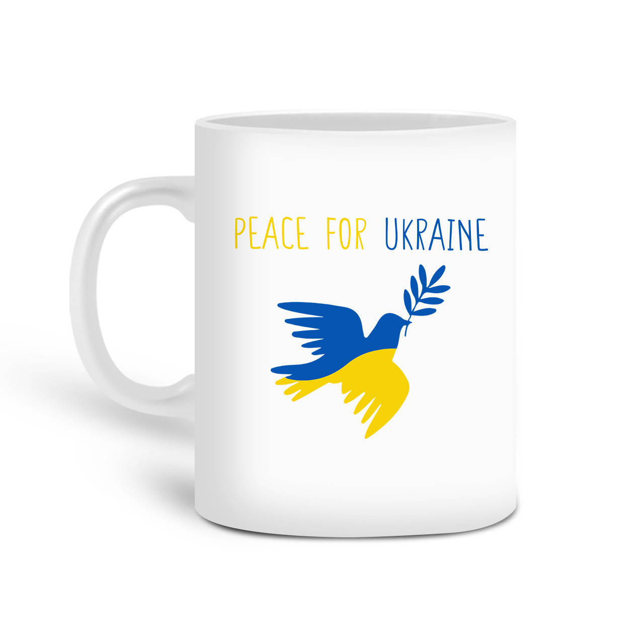 

Кружка Мир для Украины (Peace For Ukraine) 330 мл Чашка Керамическая (20259-3688), Белый