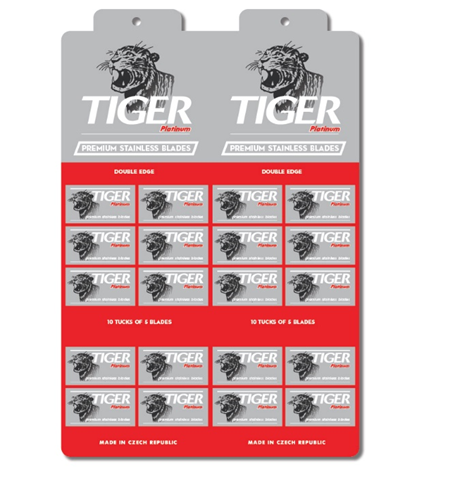 

Леза для бритви Tiger Platinum Razor Blades (100 лез)