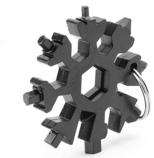 

Мультитул отвертка 18 в 1 в виде снежинки Snowflake Wrench Tool