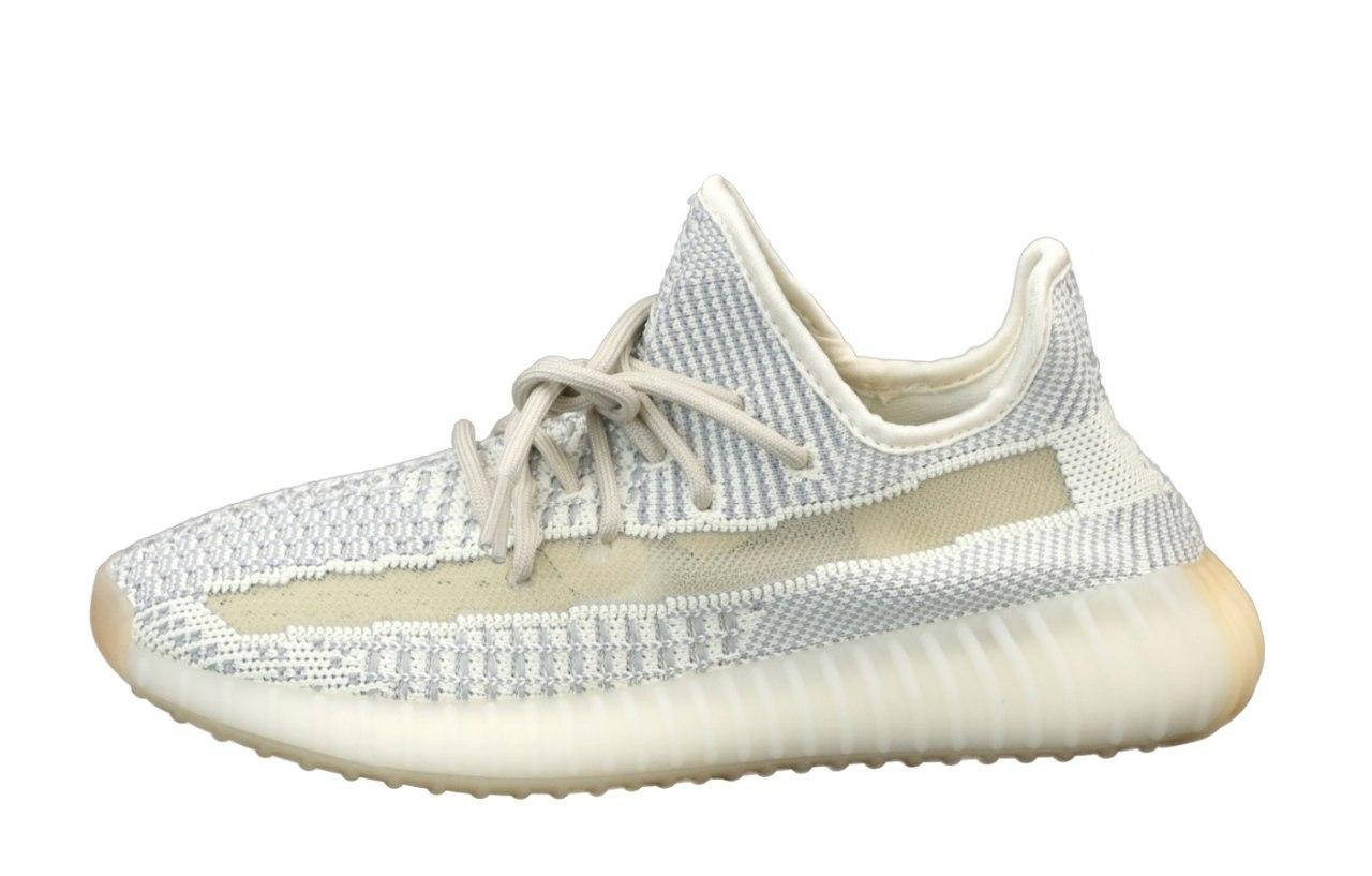 

Женские спортивные кроссовки Аdidas Yeezy Boost 350 v2 36-40р весна-лето белые кросы сетка подростковые, Белый