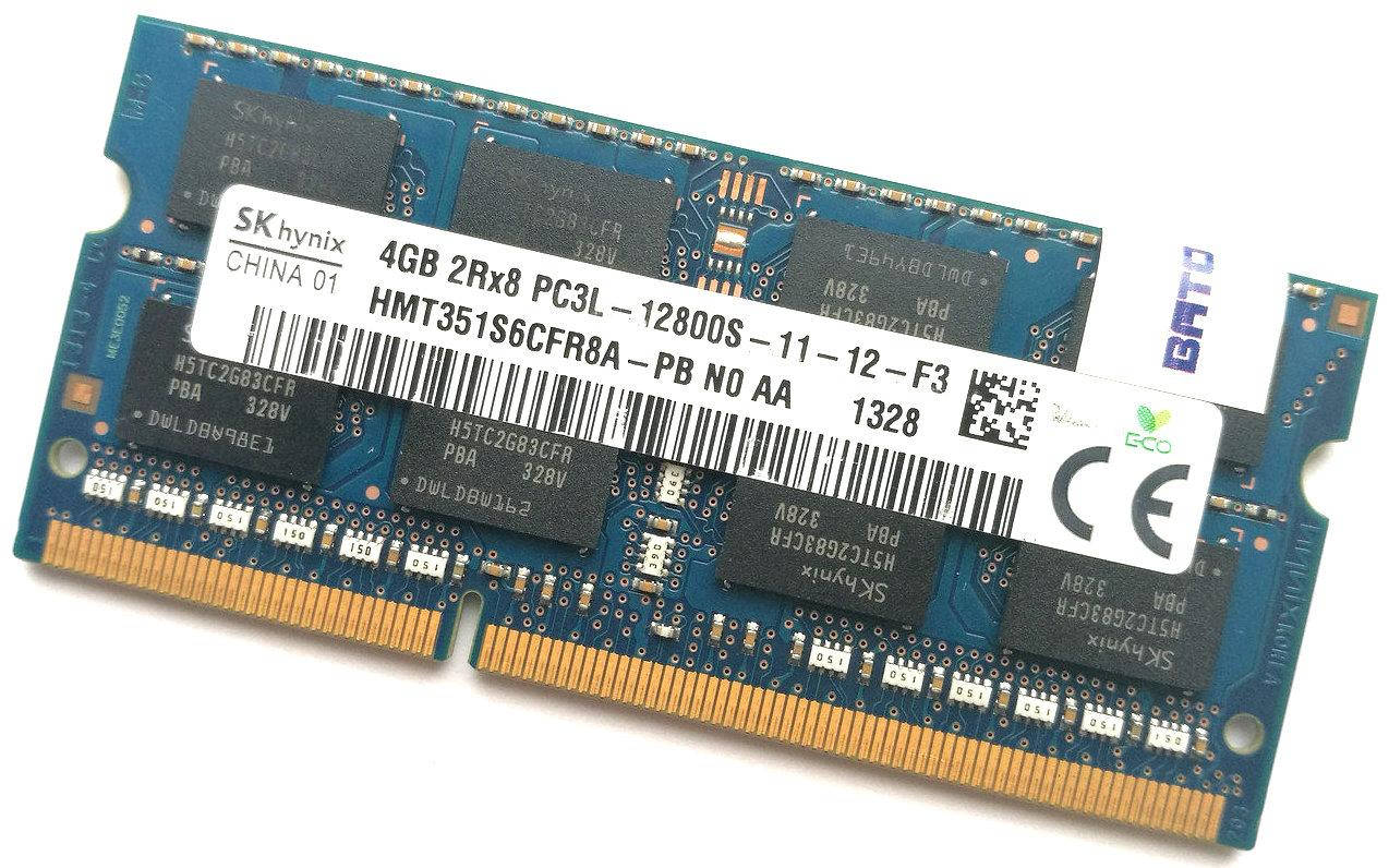 

Оперативная память для ноутбука Hynix SODIMM DDR3L 4Gb 1600MHz 12800s CL11 (HMT351S6CFR8A-PB N0 AA) Б/У