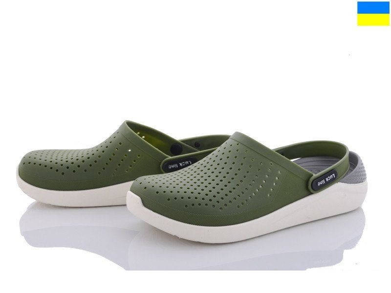 

Сабо мужские Luck Crocs Кроксы (зеленые), Зелёный