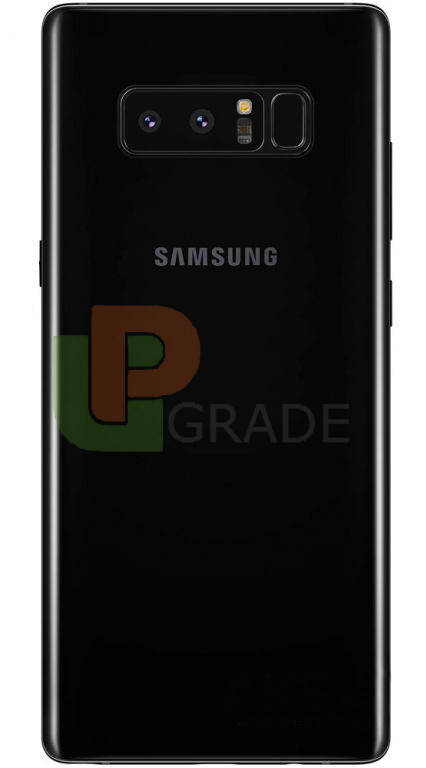 

Задняя крышка Samsung N950F Galaxy Note 8 черная Midnight Black оригинал, Черный