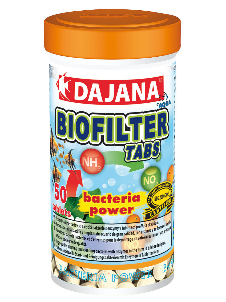 

Таблетки для запуска аквариума (биостартер) Dajana Biofilter tabs 50 таблеток