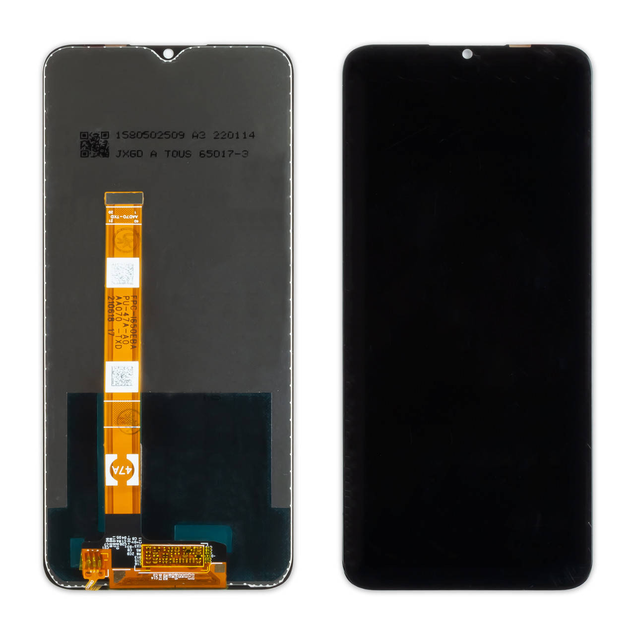 

Дисплей OPPO A16 c черным тачскрином, Черный