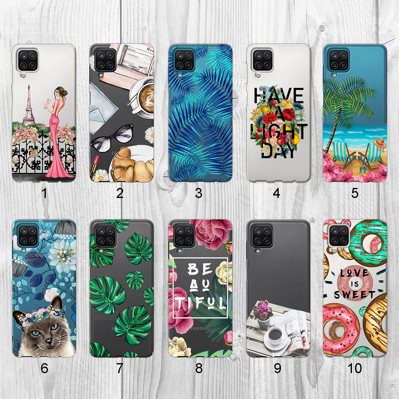 

Силиконовый чехол с рисунком для Samsung Galaxy A12 A125 (new collection)