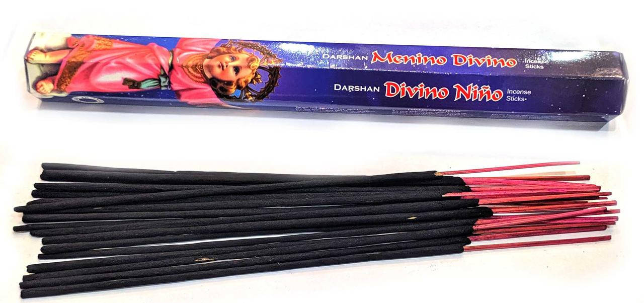 

Угольное благовоние Divino nino (Божественный)(Darshan)(6/уп) шестигранник