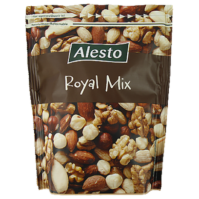 

Горішки Алесто Королівський мікс Alesto Royal mix 200g 30шт/ящ (Код : 00-00010319)