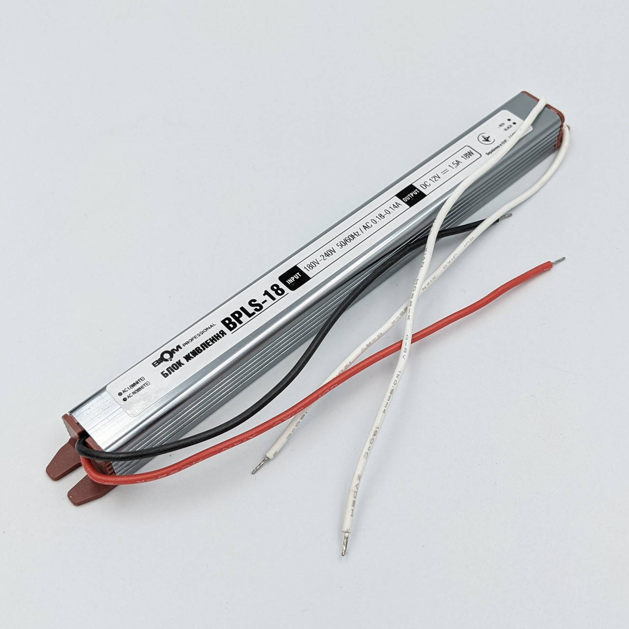 

Узкий блок питания BIOM Professional DC12 18W BPLS-18 1.5А