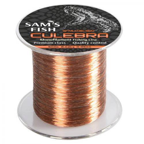 

Леска Sams Fish Сulebra 500 м х 0.35 мм (035-500), Оранжевый