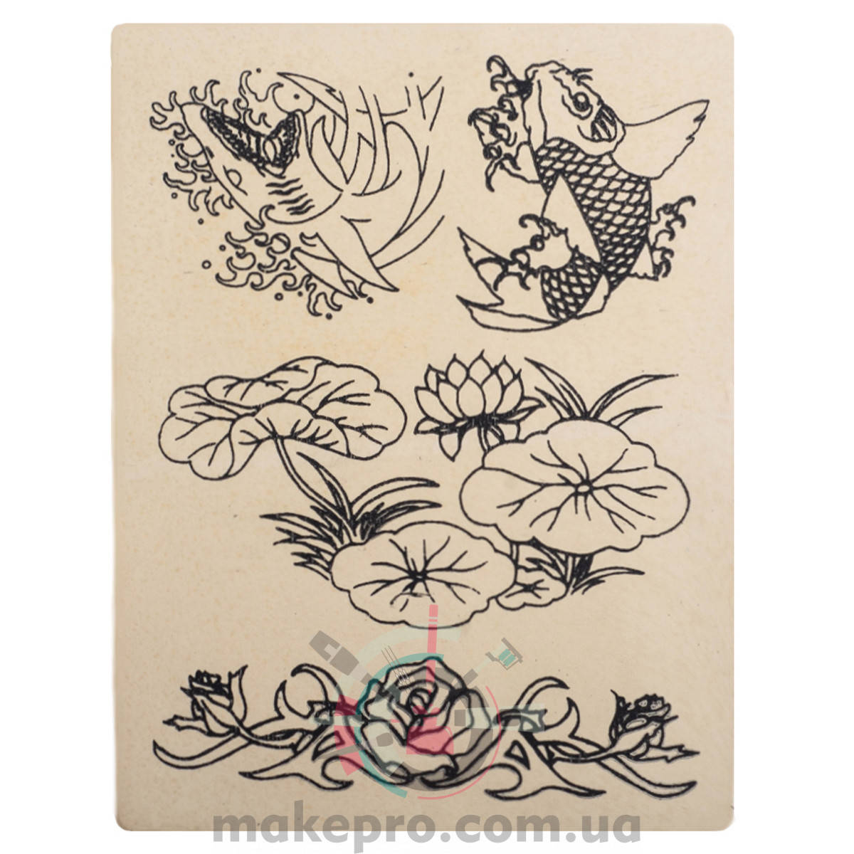 

Тренировочный коврик с рисунками Fish