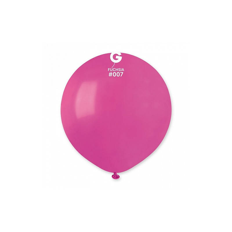 

Воздушные шарики фуксия 19"(48см) пастель 1шт Ш-15070