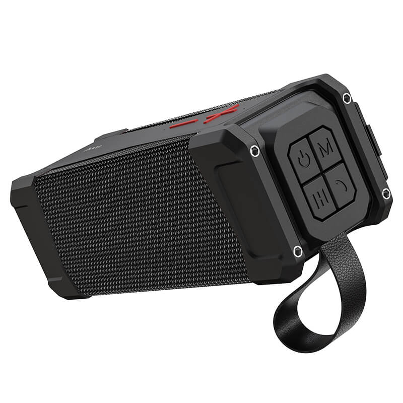 

Портативная блютуз колонка HOCO IPX5 HC6 |AUX, SD-card, Bluetooth, USB, FM-Radio| Черный