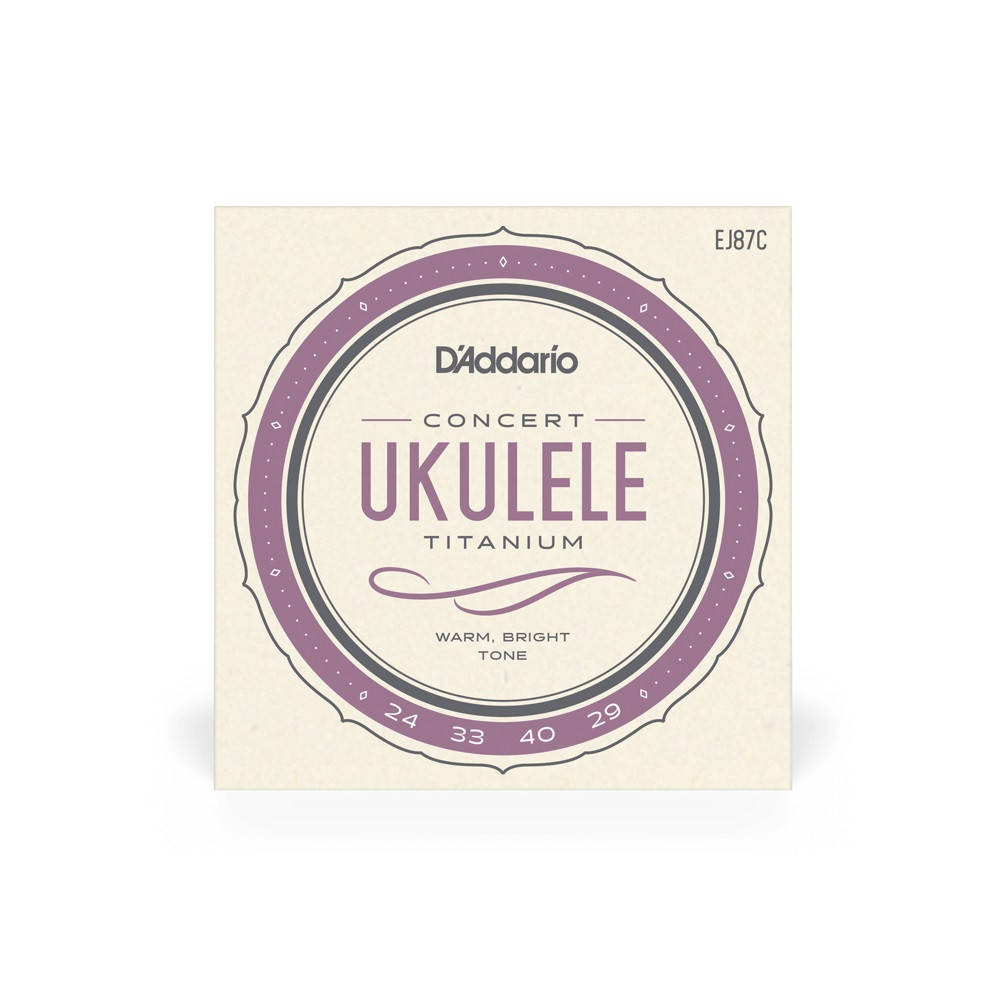 

D`ADDARIO EJ87C Струни для укулеле Concert .025-.029