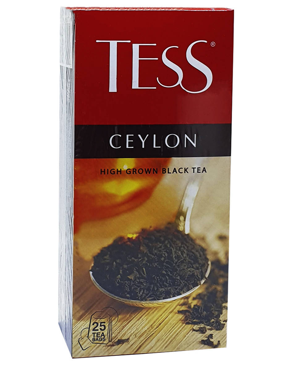 

Чай черный в пакетиках Tess Ceylon 25 шт х 2 г (729)