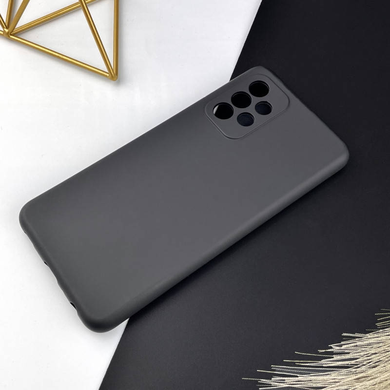 

Силиконовый чехол на Samsung A52 Black (18), Черный