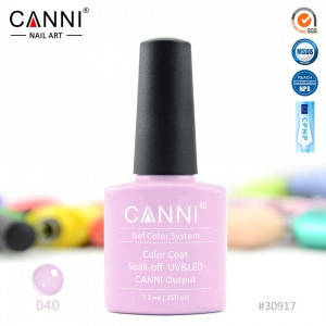 

Гель-лак CANNI № 040 (пастельный розово-фиолетовый)