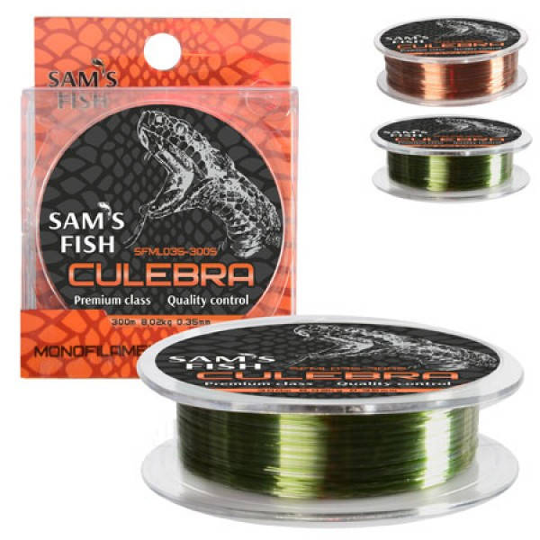 

Леска рыбальская Sams Fish Culebra SFML-035-300S 0.35 мм