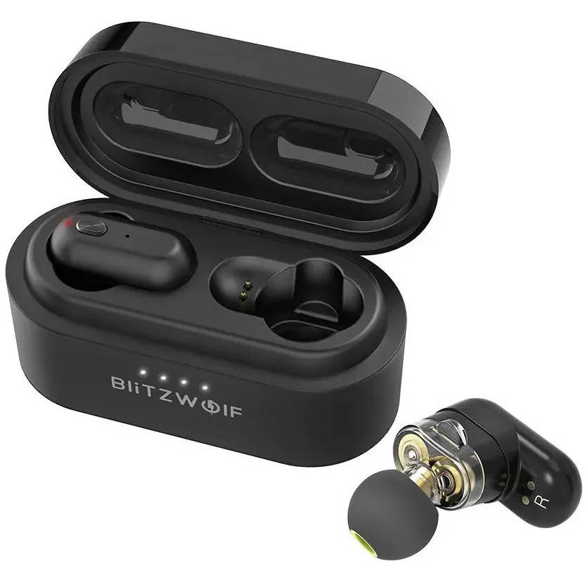 

Беспроводные Наушники BlitzWolf BW-FYE7 Bluetooth 5.0 Black (POA6521525), Черный