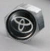

Колпачки на ниппеля ,золотники c лого Toyota black Тойота черный