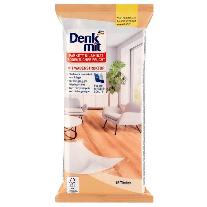 

Салфетки для пола Denkmit Паркет и Ламинат 15 шт, Белый