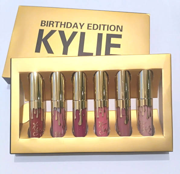 

Матовые жидкие помады для губ Kylie Birthday Edition 6шт.
