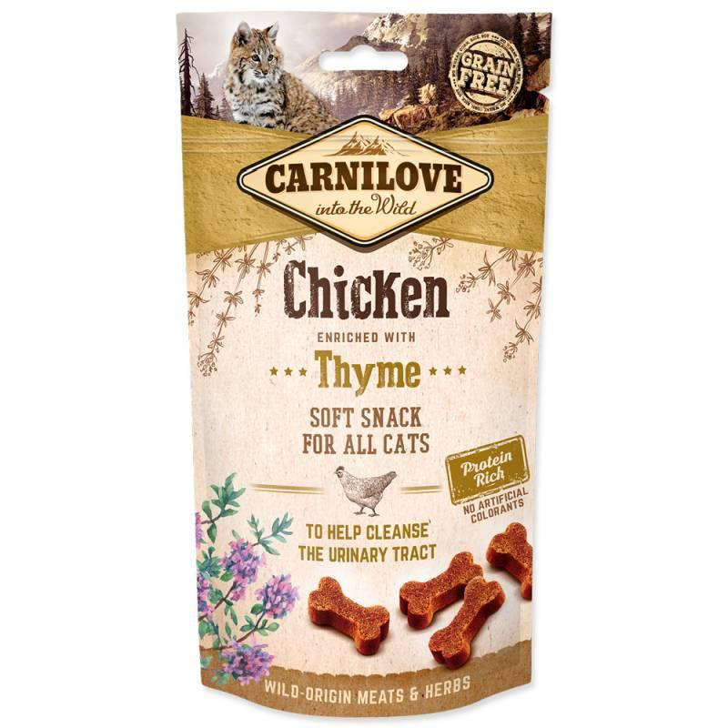 

Carnilove Cat Semi Moist Snack Ласощі з куркою і чебрецем для котів 50g