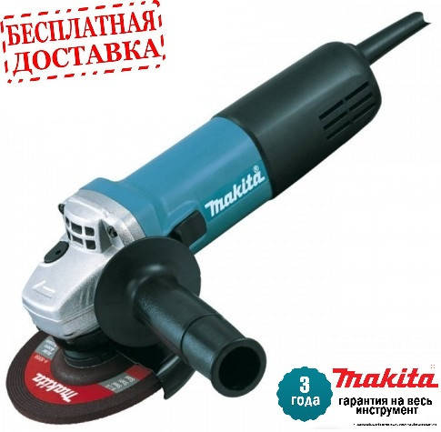 

Кутова шліфмашина Makita 9558HNG (840Вт; 125мм; 11000об/хв; 2,1кг)