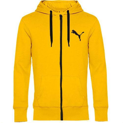 

Мужская толстовка на молнии с лого Puma, Желтый