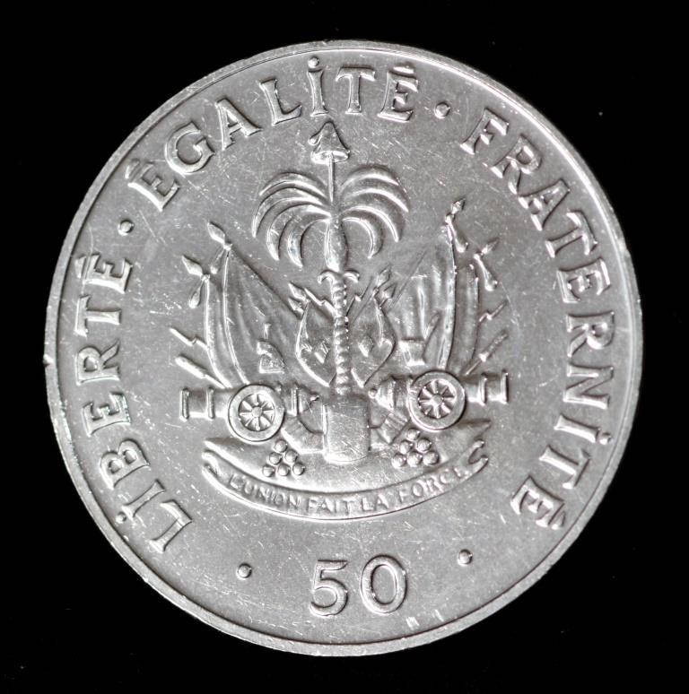 

Монета Гаити 50 сантимов 2011 г.