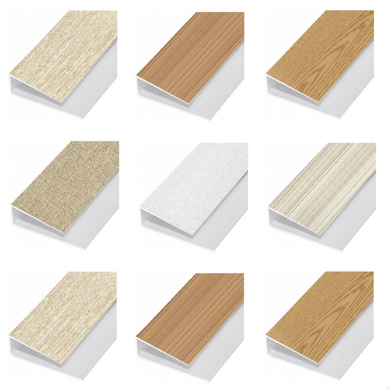 

Стартовый профиль ПВХ ламинированный - в ассортименте расцветок., Разные цвета